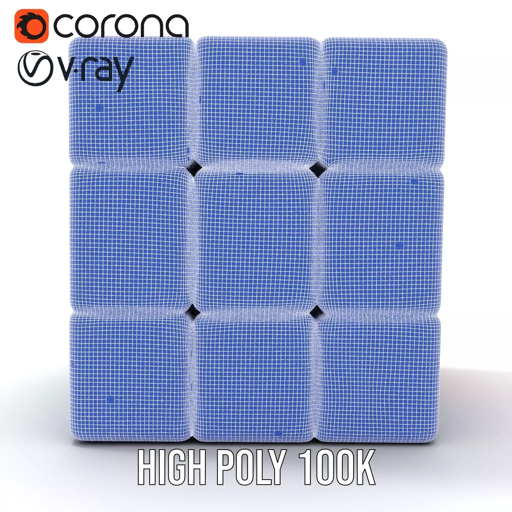 Neon Gradient Cube model pack Texture_35