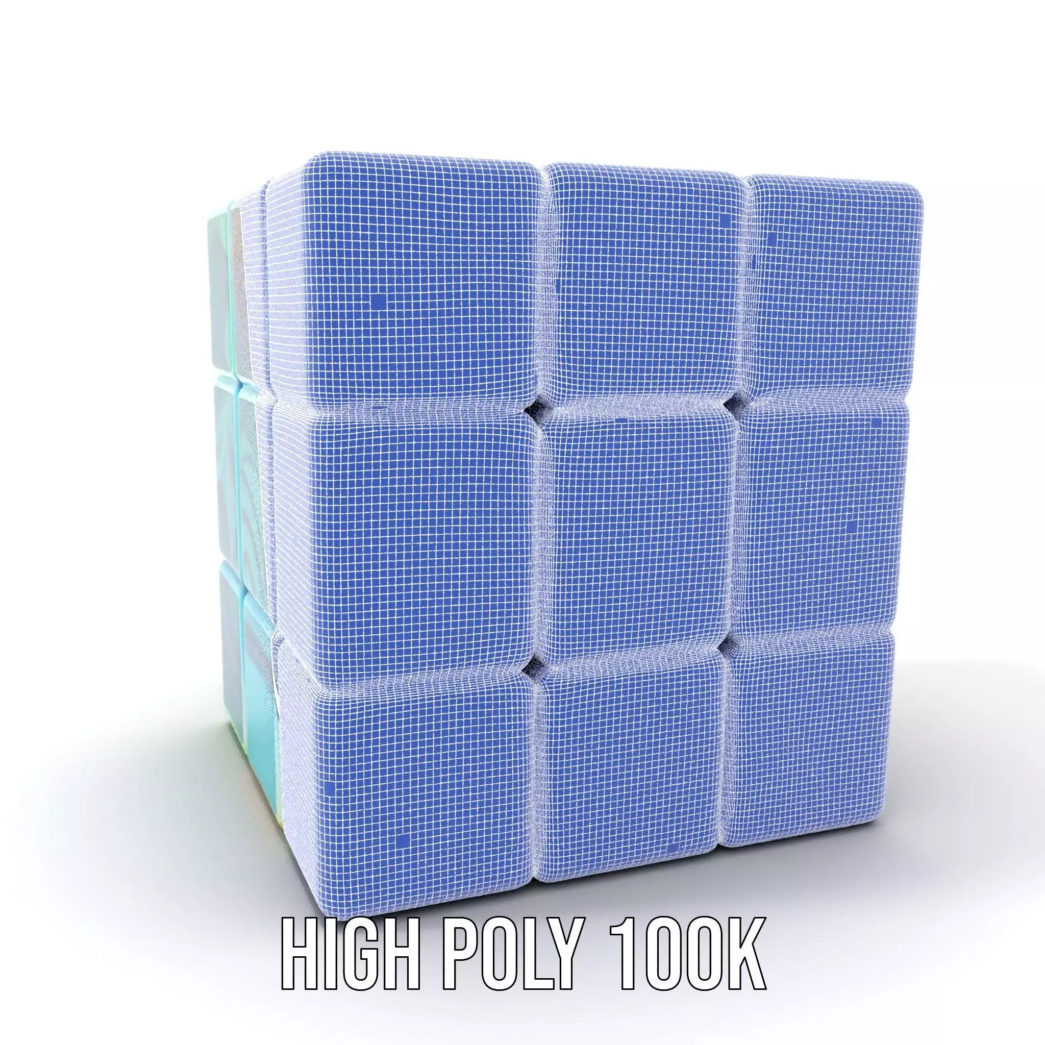 Neon Gradient Cube model pack Texture_5