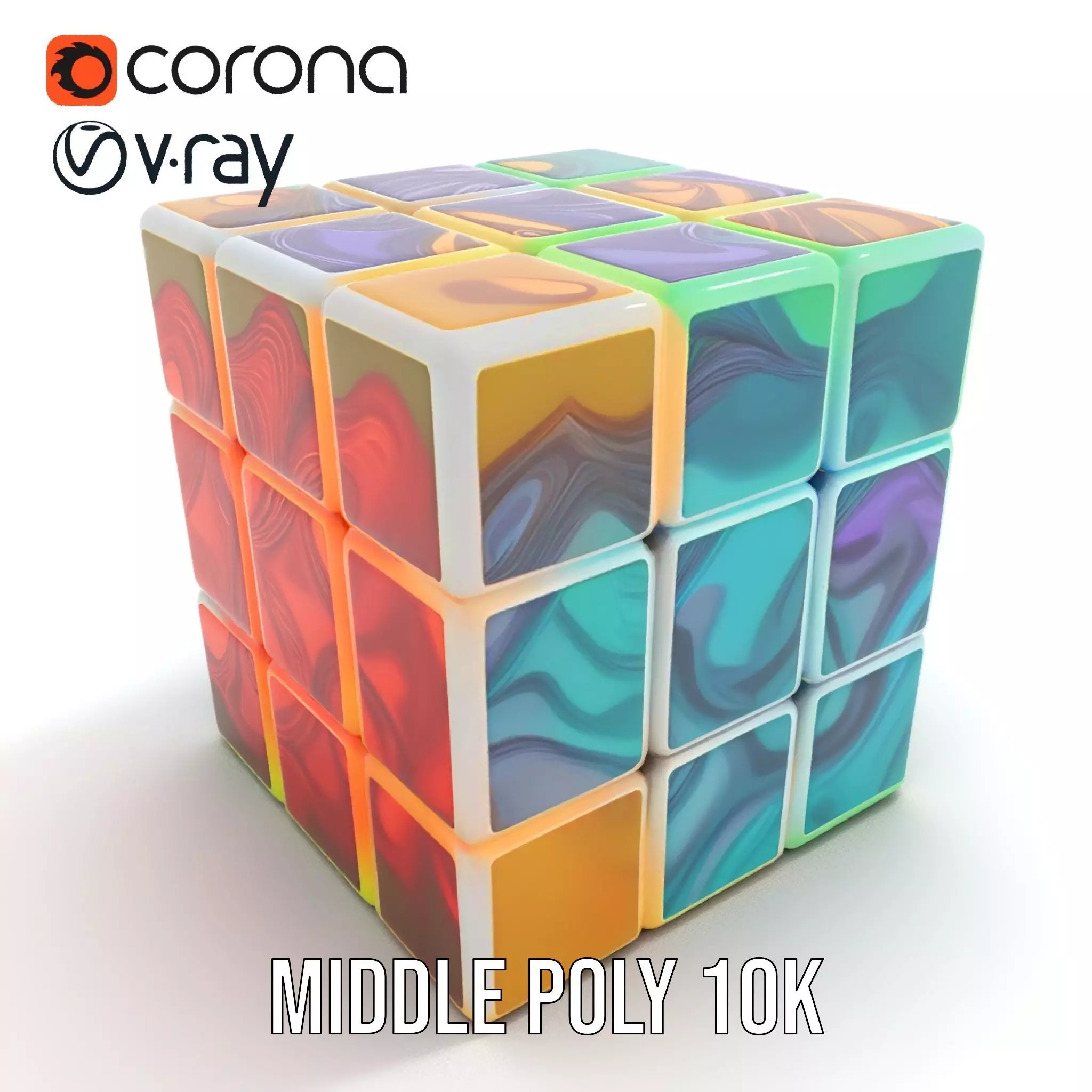 Neon Gradient Cube model pack Texture_19