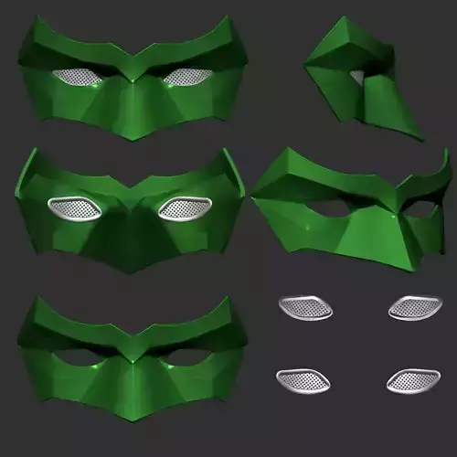 Green Lantern Cosplay Mask