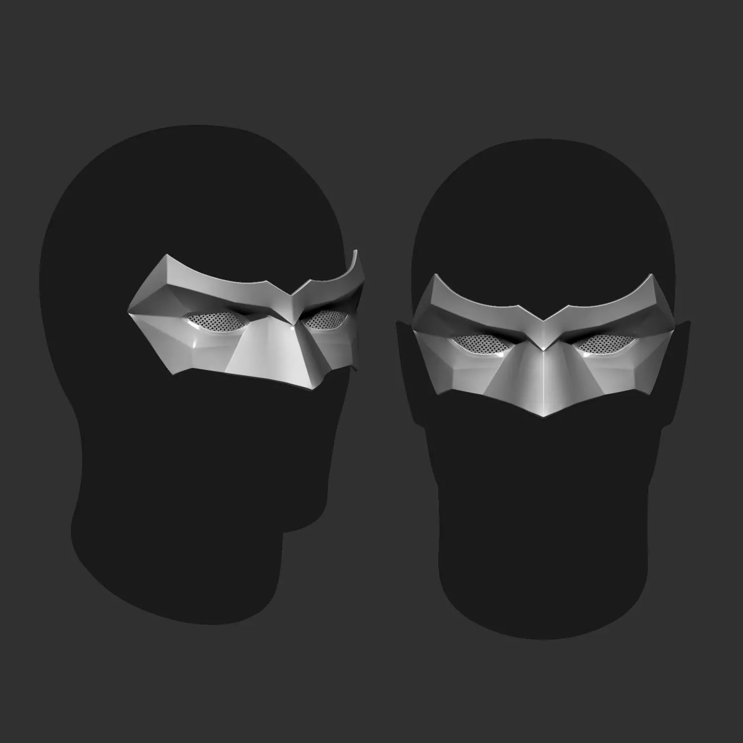 Green Lantern Cosplay Mask 3D print model_3