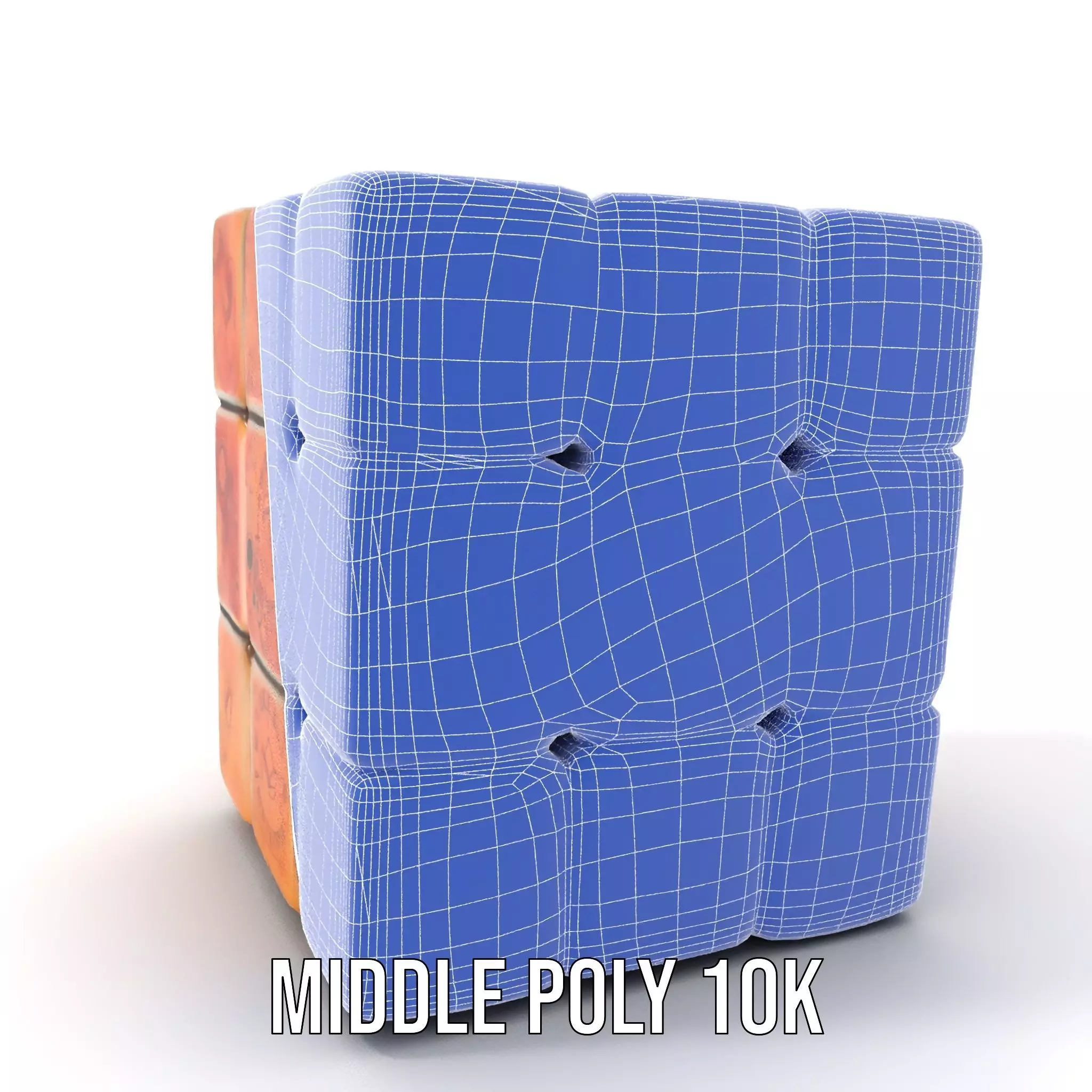 Steampunk Clock Cube model pack Low-poly 3D model_17