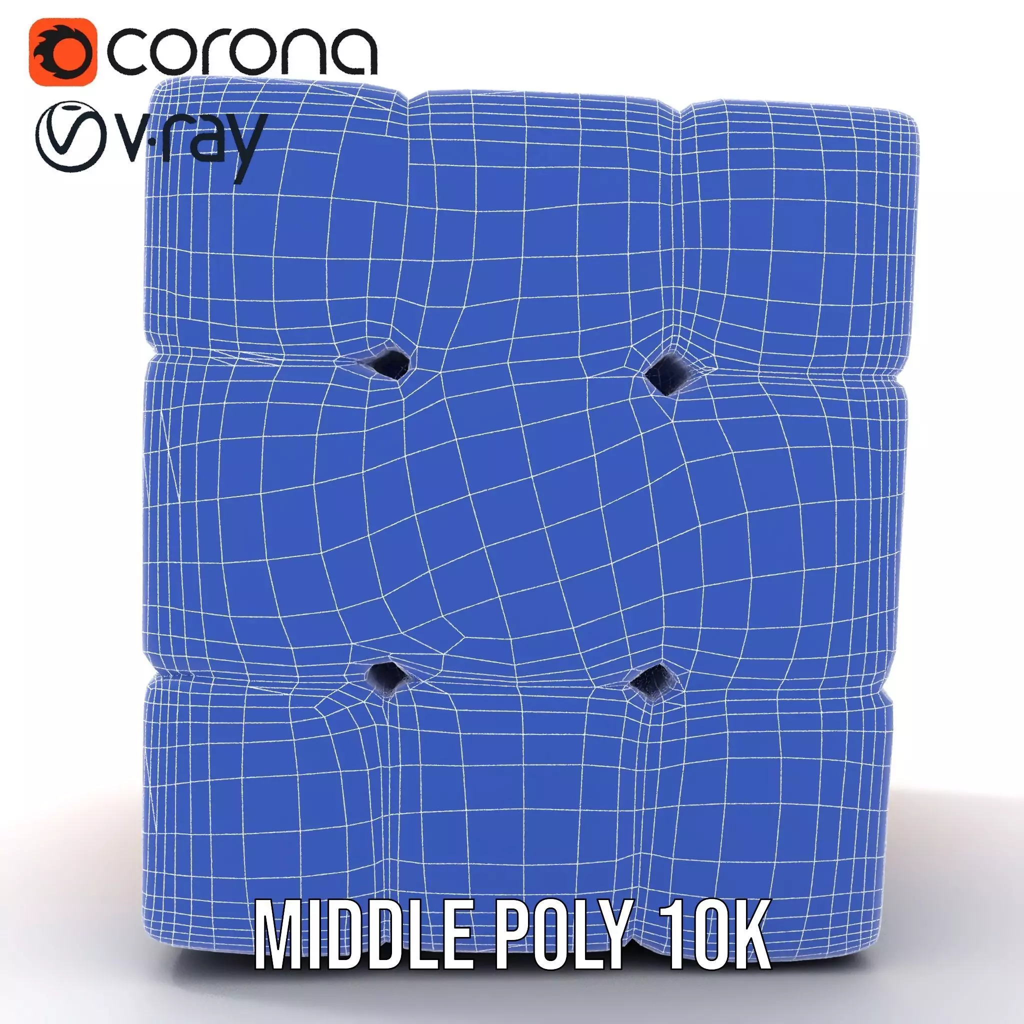 Steampunk Clock Cube model pack Low-poly 3D model_23