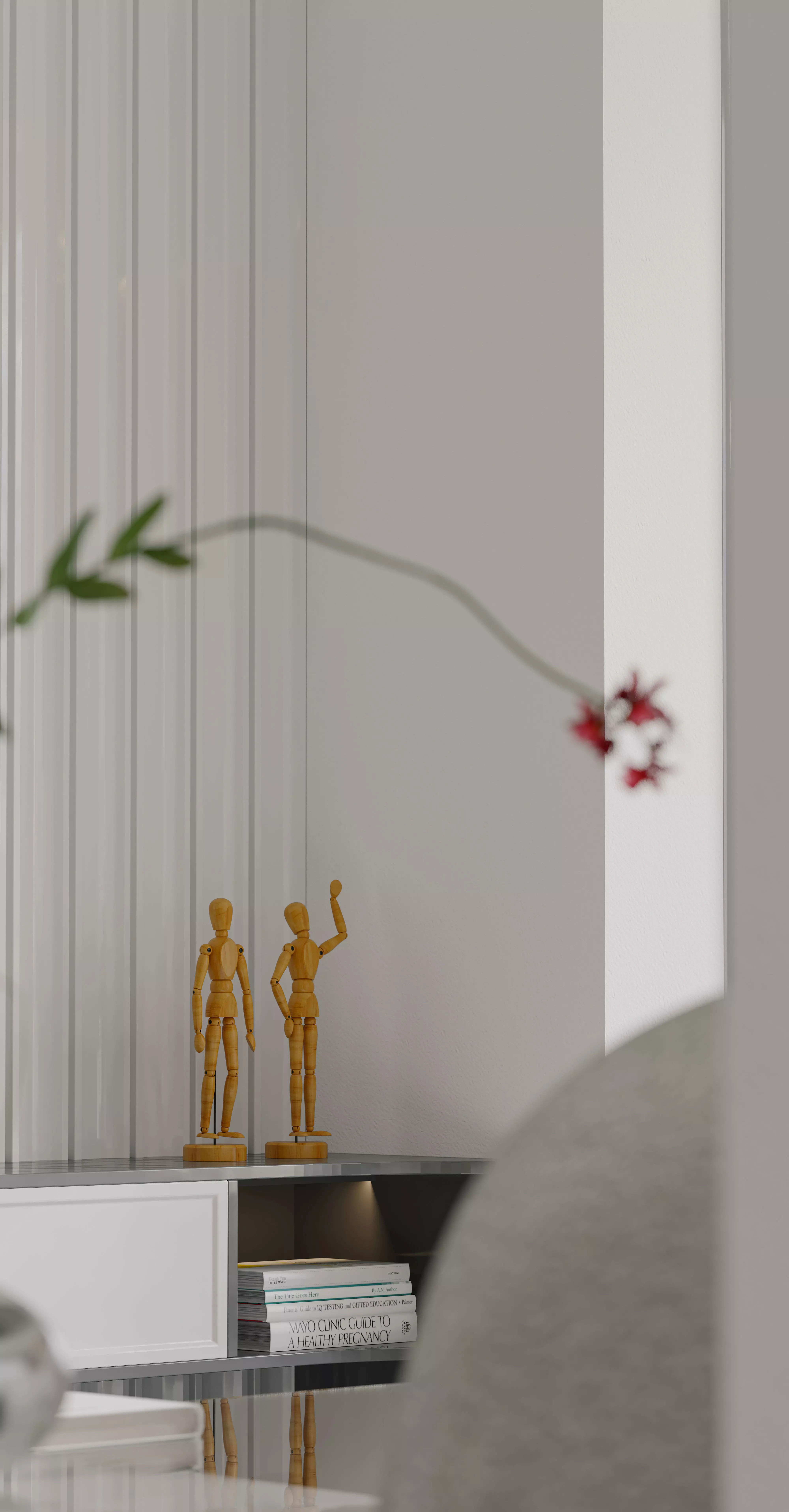 modern living and dining room interior 3D model_6