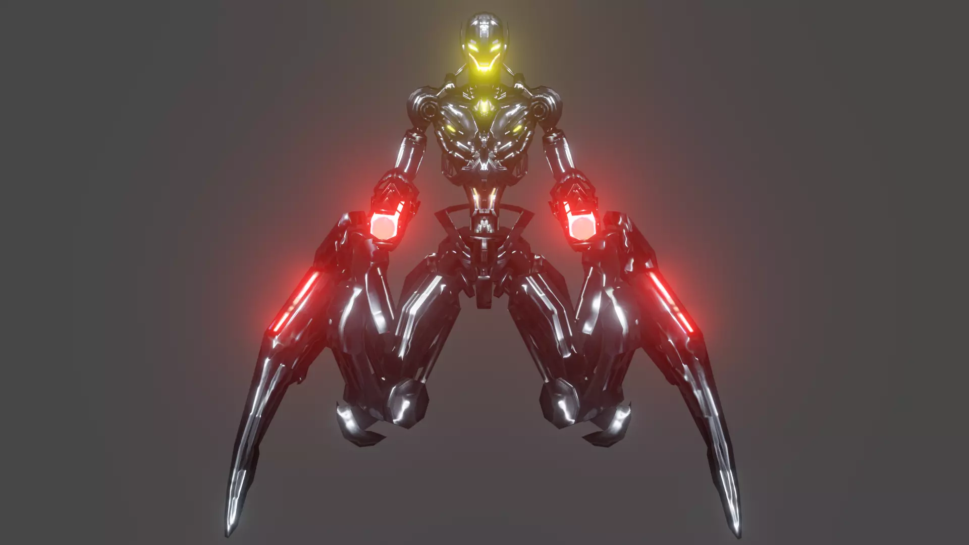 ultron sentry Low-poly 3D model