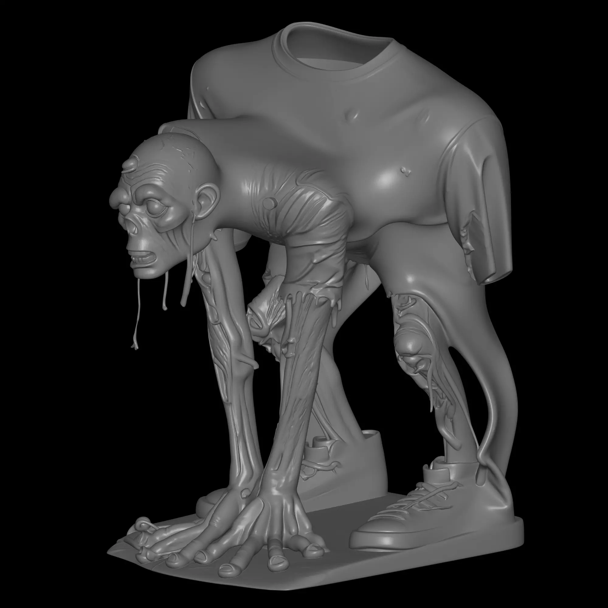 multipurpose zombie model 3D print model_1