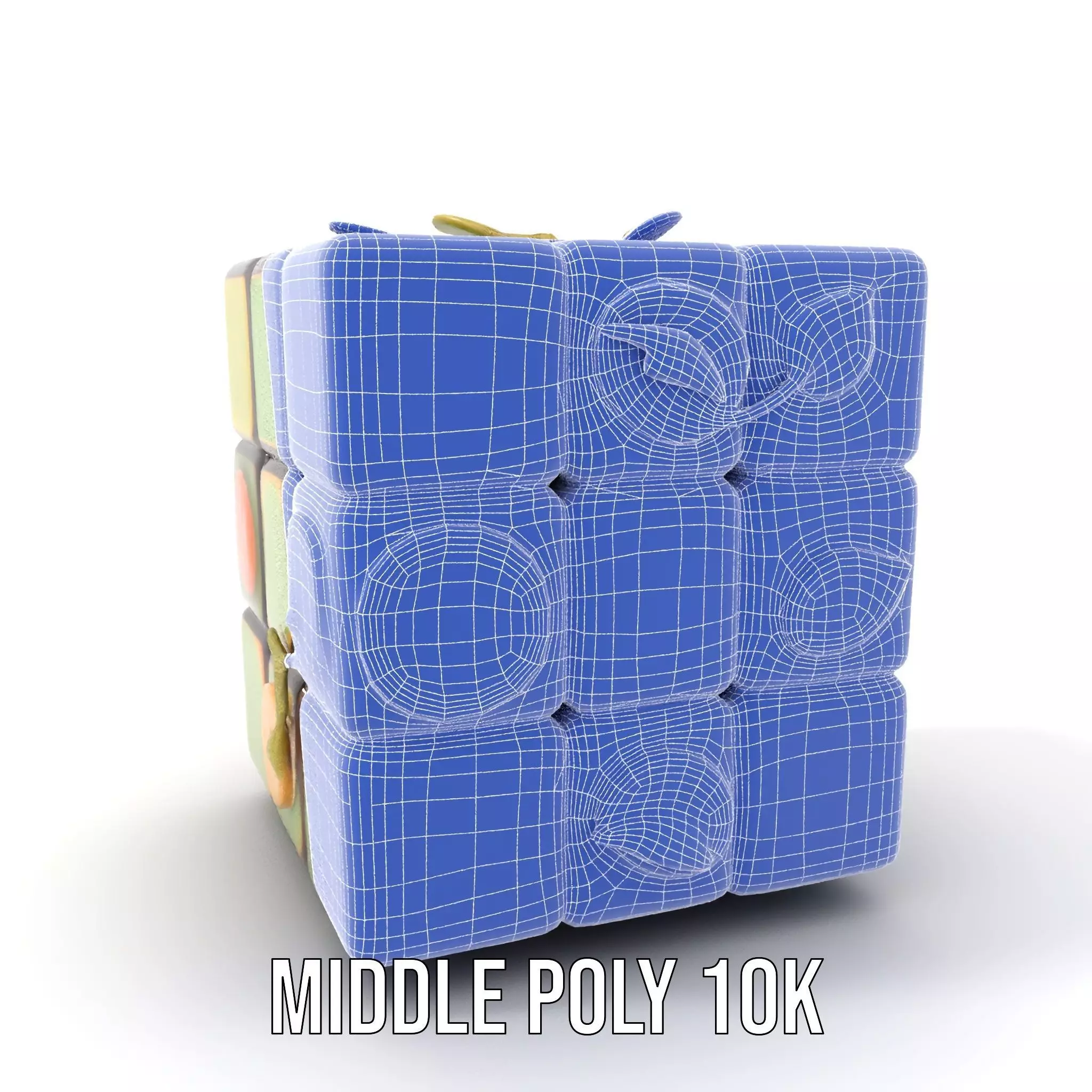 Leafy Puzzle Cube model pack Low-poly 3D model_28