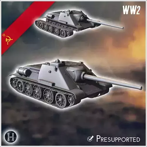 SU-85 tank destroyer - Soviet army WW2 Second World East front O