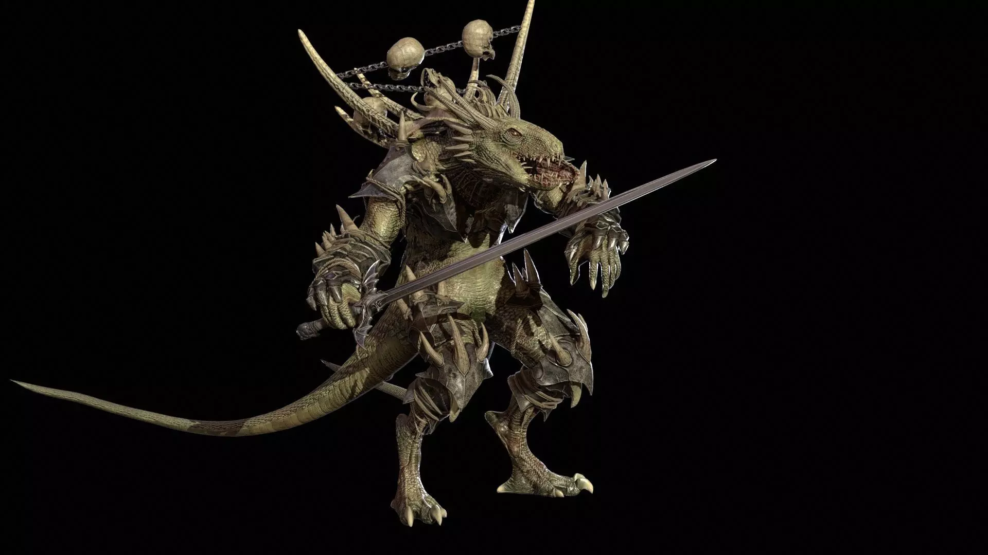 DemonDragonRem Low-poly 3D model_22