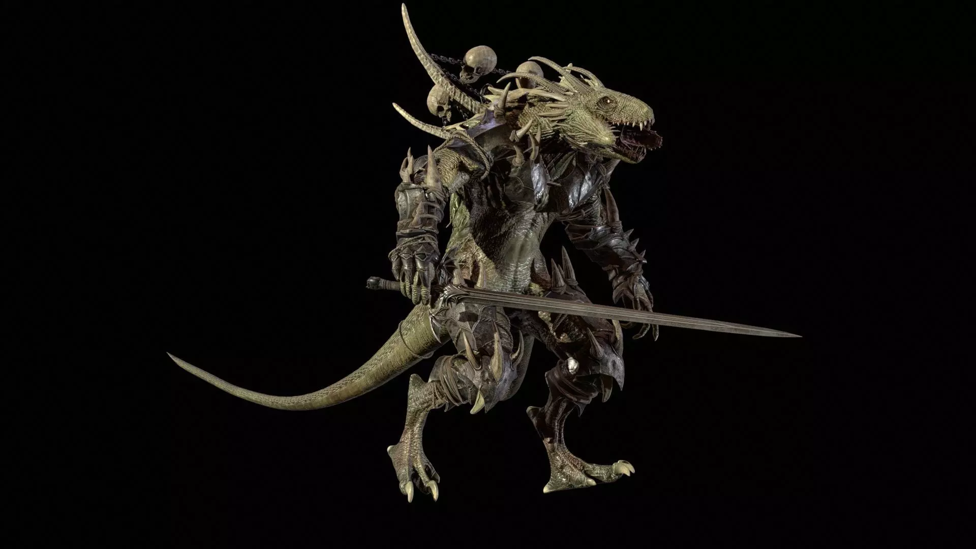 DemonDragonRem Low-poly 3D model_26