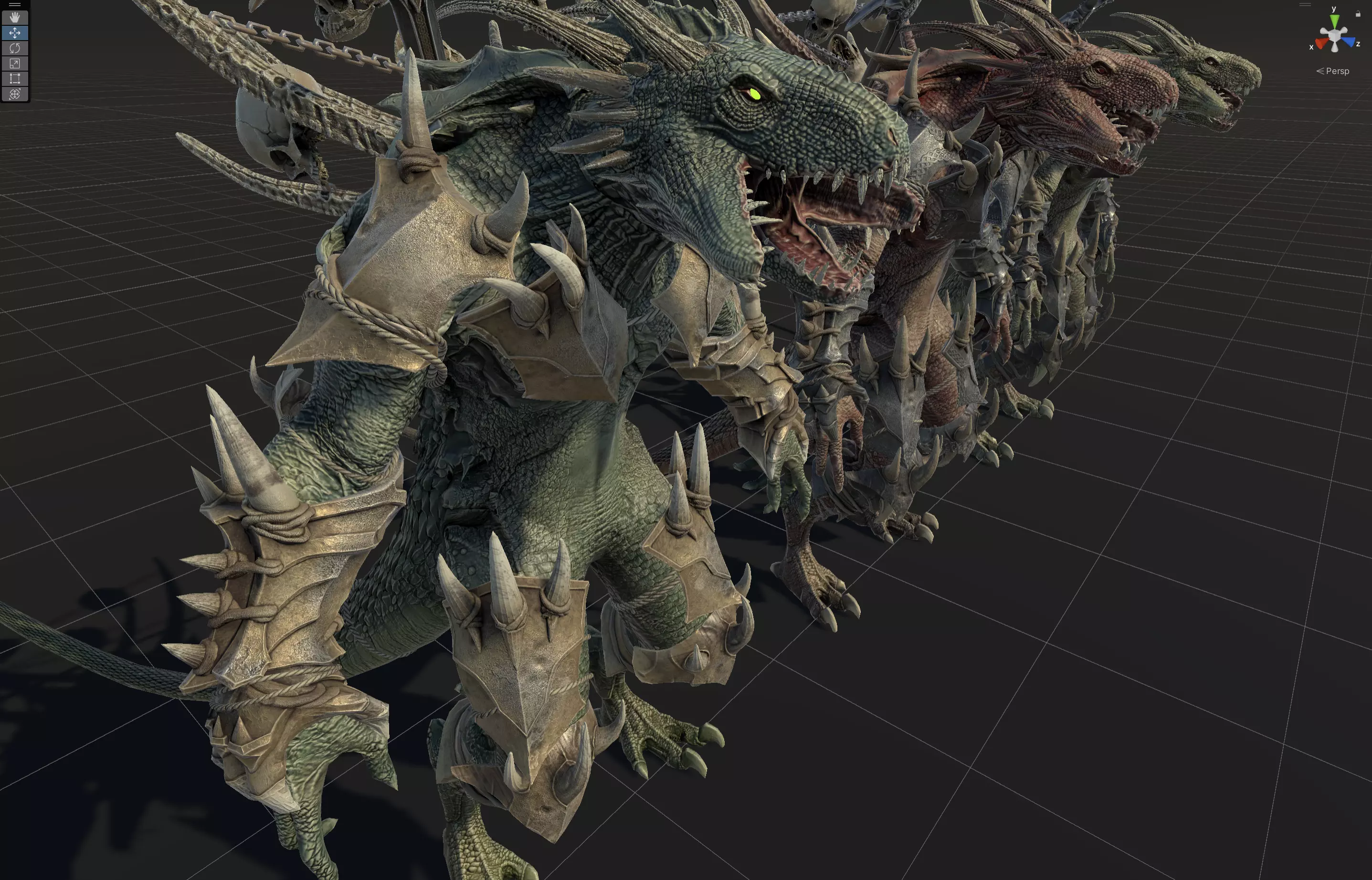 DemonDragonRem Low-poly 3D model_34