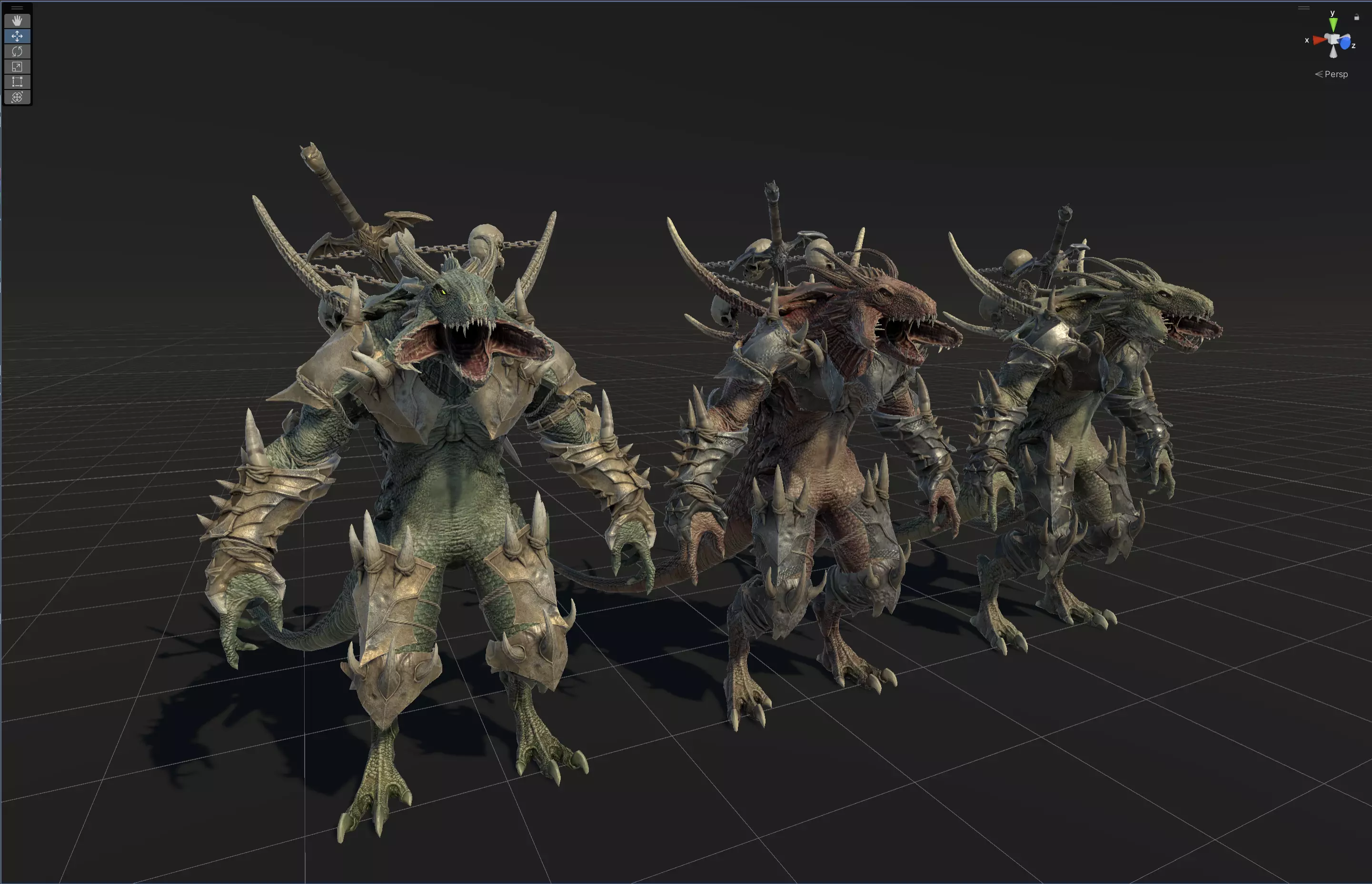 DemonDragonRem Low-poly 3D model_36