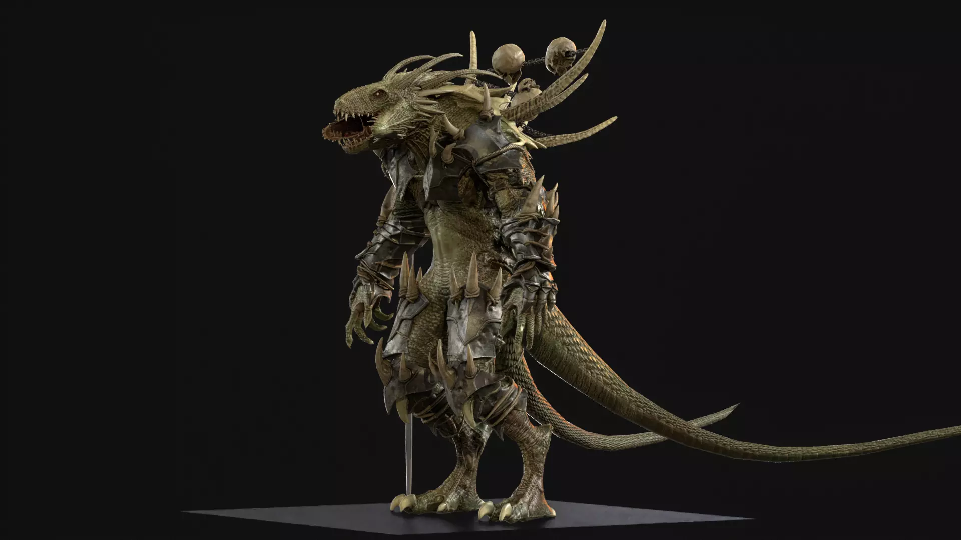 DemonDragonRem Low-poly 3D model_16