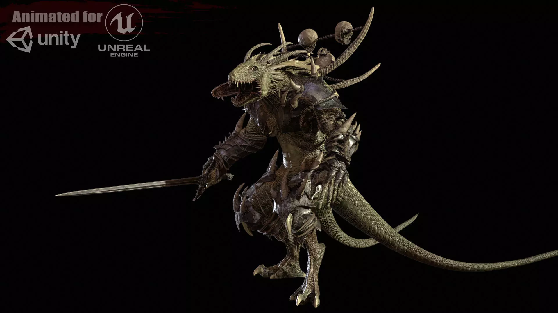 DemonDragonRem Low-poly 3D model_0