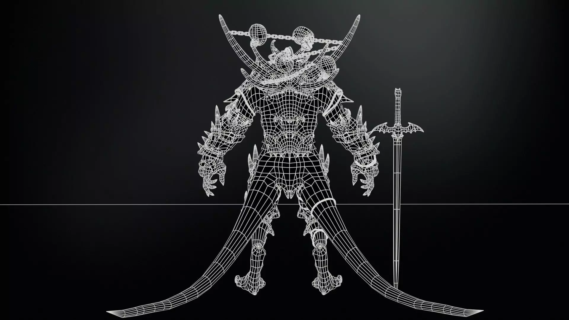 DemonDragonRem Low-poly 3D model_15