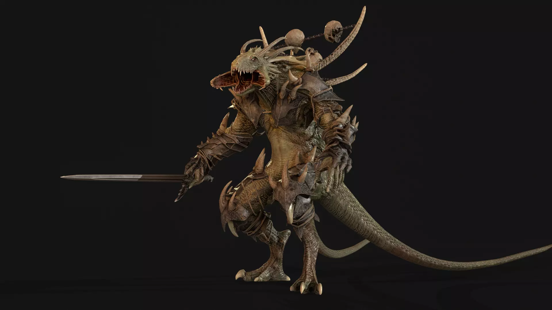 DemonDragonRem Low-poly 3D model_21