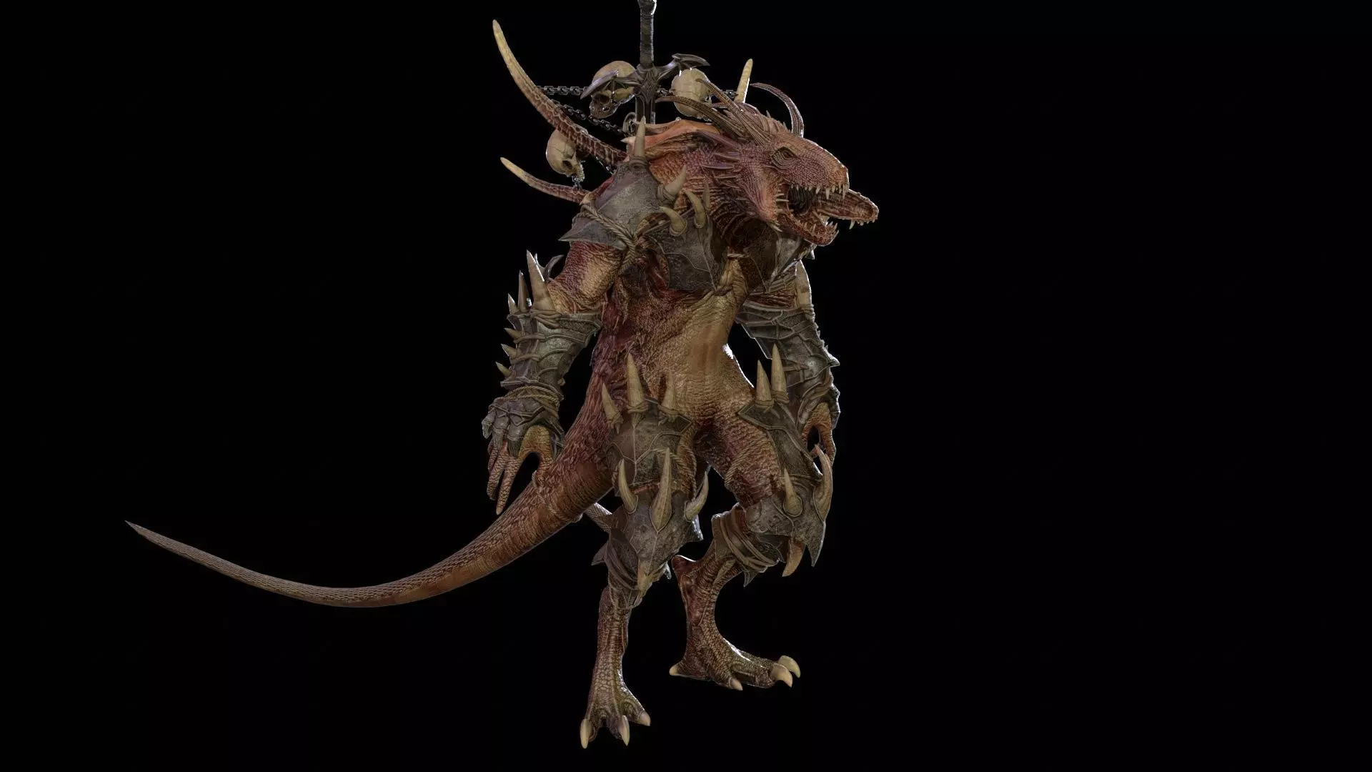 DemonDragonRem Low-poly 3D model_11