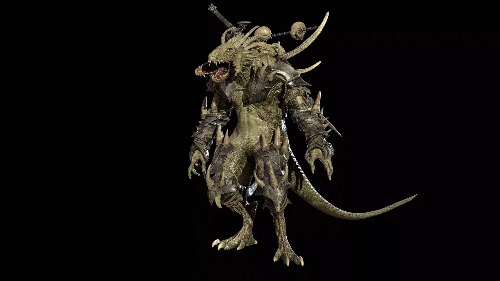 DemonDragonRem Low-poly 3D model_25