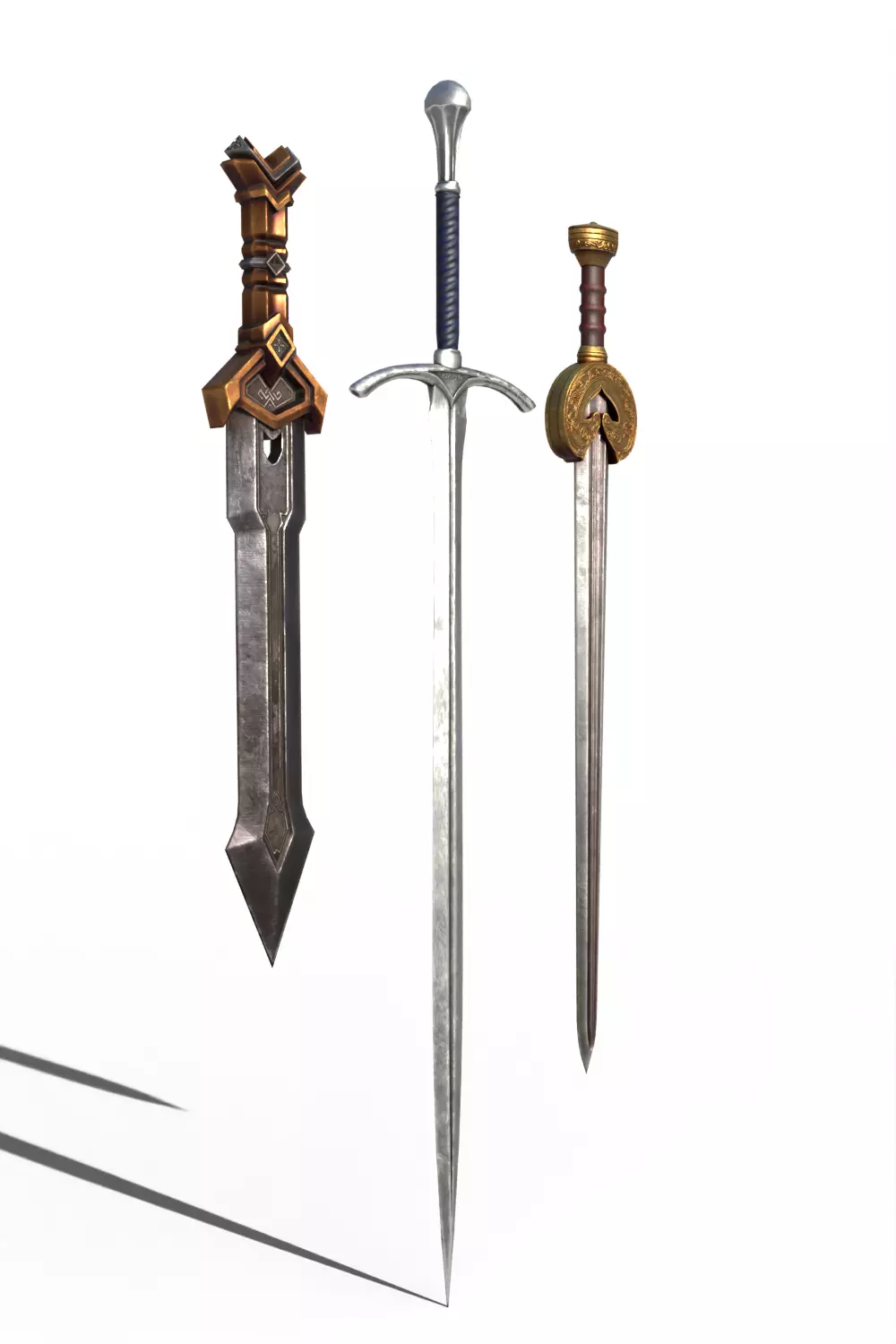 Lotr Swords 3D model_8