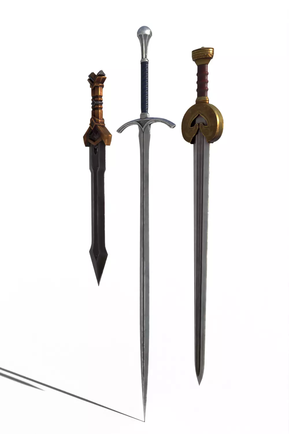 Lotr Swords 3D model_2
