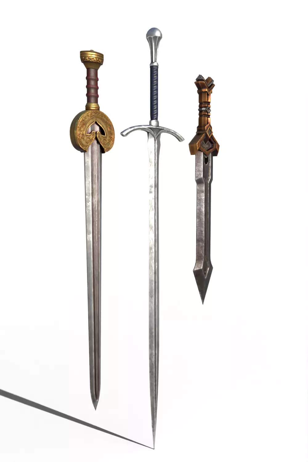 Lotr Swords 3D model_4