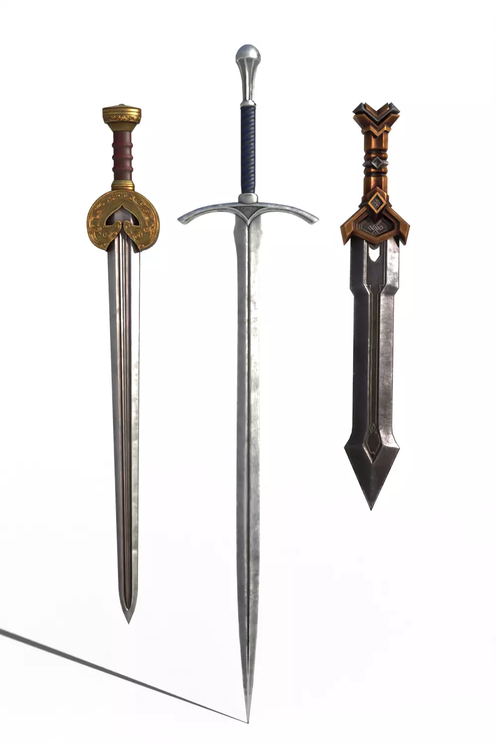 Lotr Swords 3D model_5