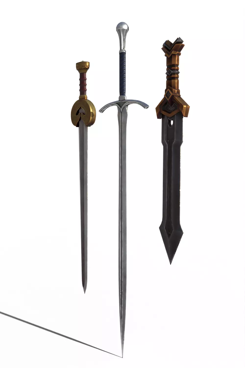 Lotr Swords 3D model_6