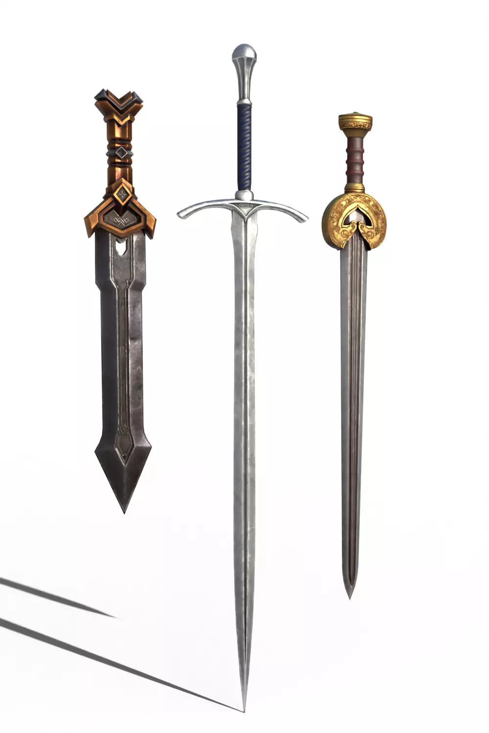 Lotr Swords 3D model_9