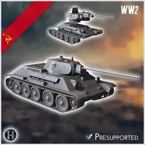 T-34-57 M1941 - Soviet army WW2 Second World East front Ostfront