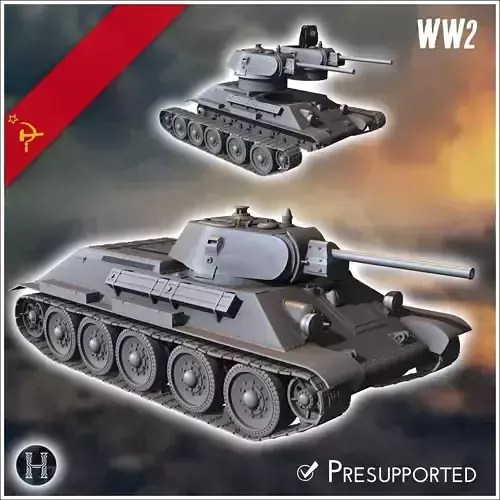 T-34-76 M1941 - Soviet army WW2 Second World East front Ostfront