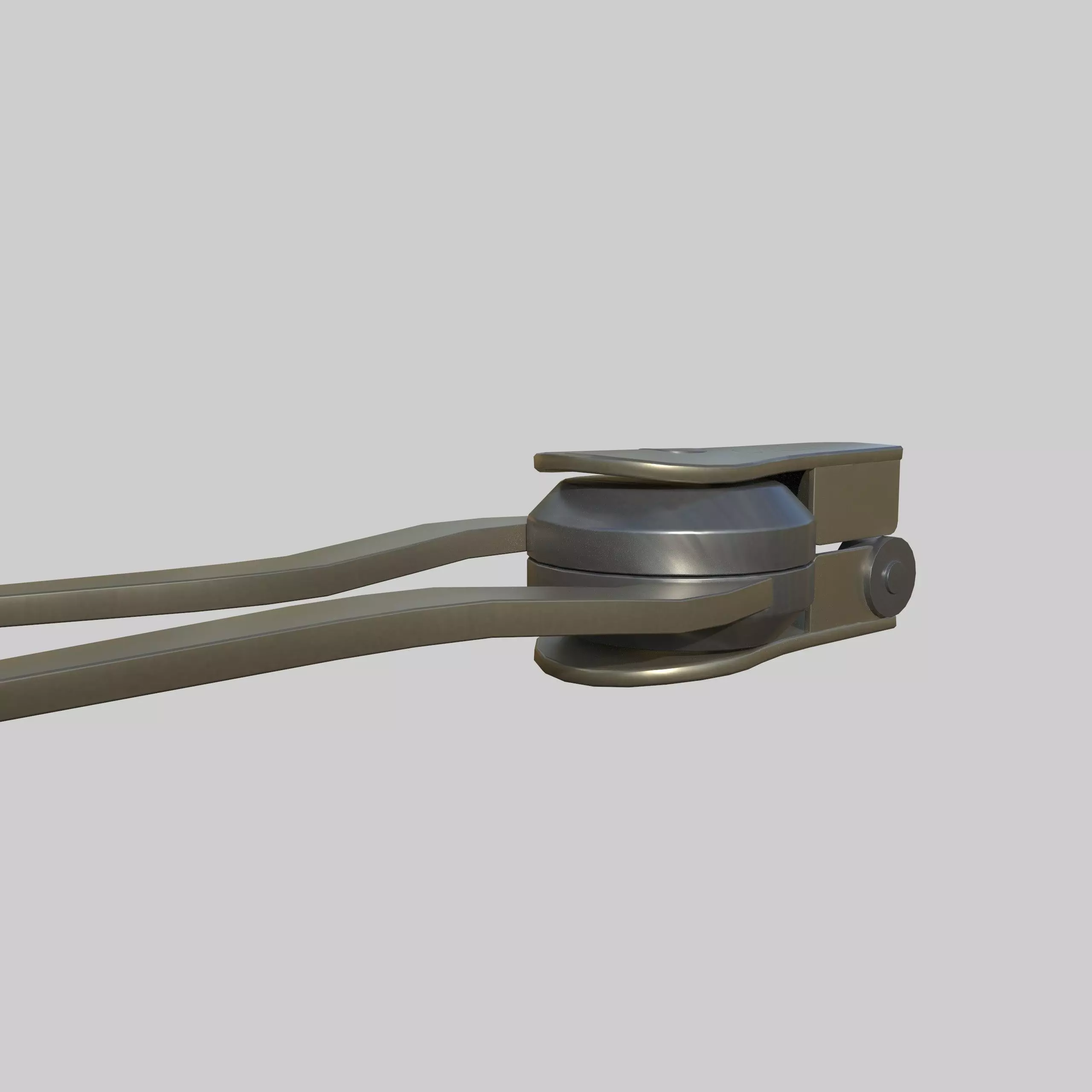 Tenaculum Forceps Low-poly 3D model_2