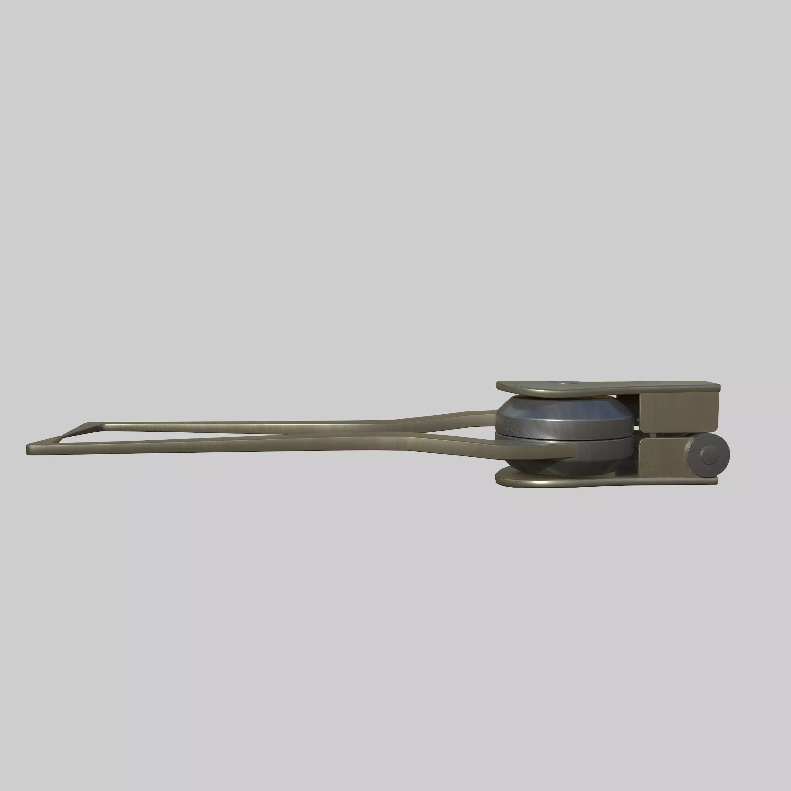 Tenaculum Forceps Low-poly 3D model_3