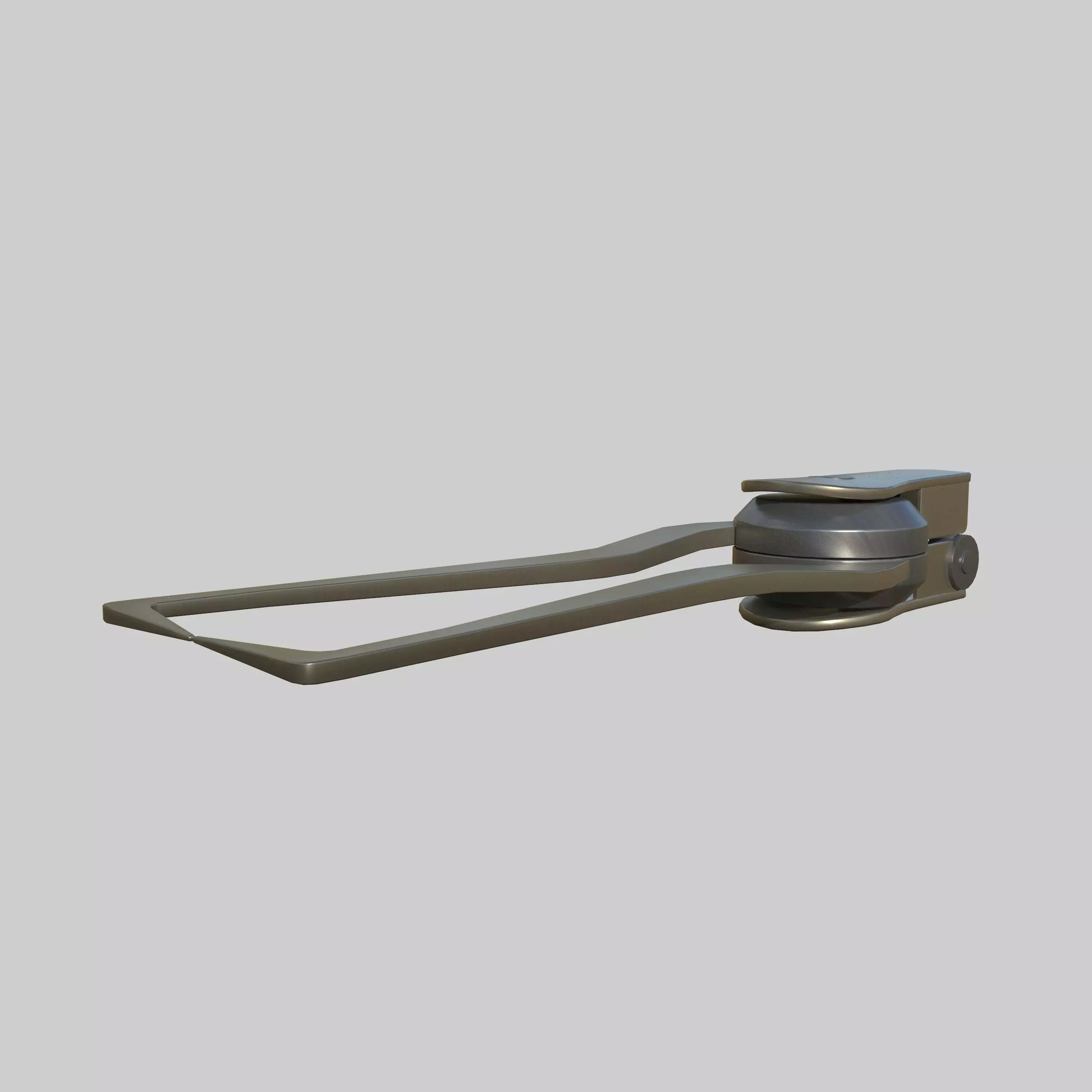 Tenaculum Forceps Low-poly 3D model_1