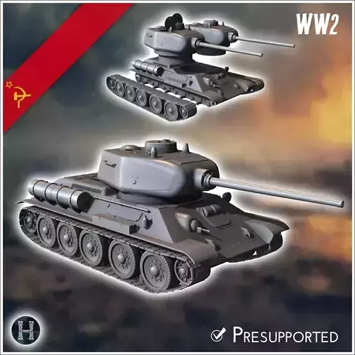 T-34-85 M1943 - Soviet army WW2 Second World East front Ostfront