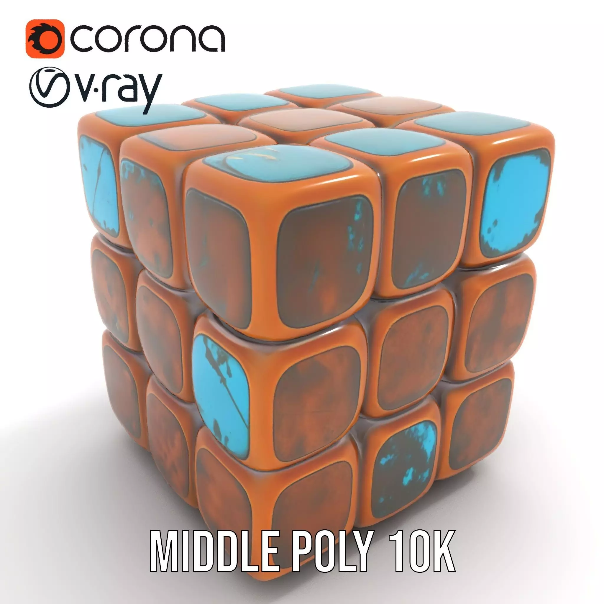 Vintage Copper Cube model pack Texture_11