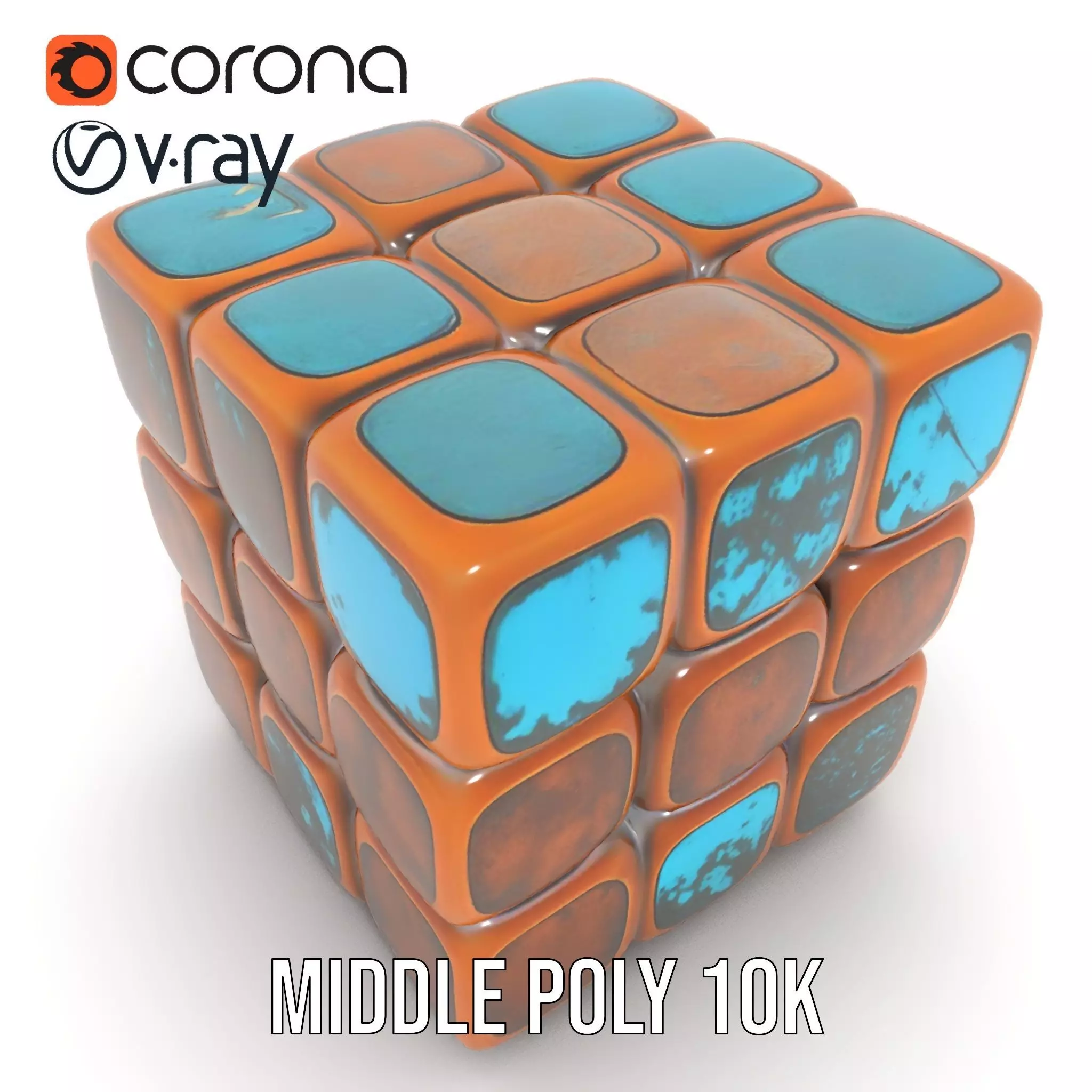 Vintage Copper Cube model pack Texture_16