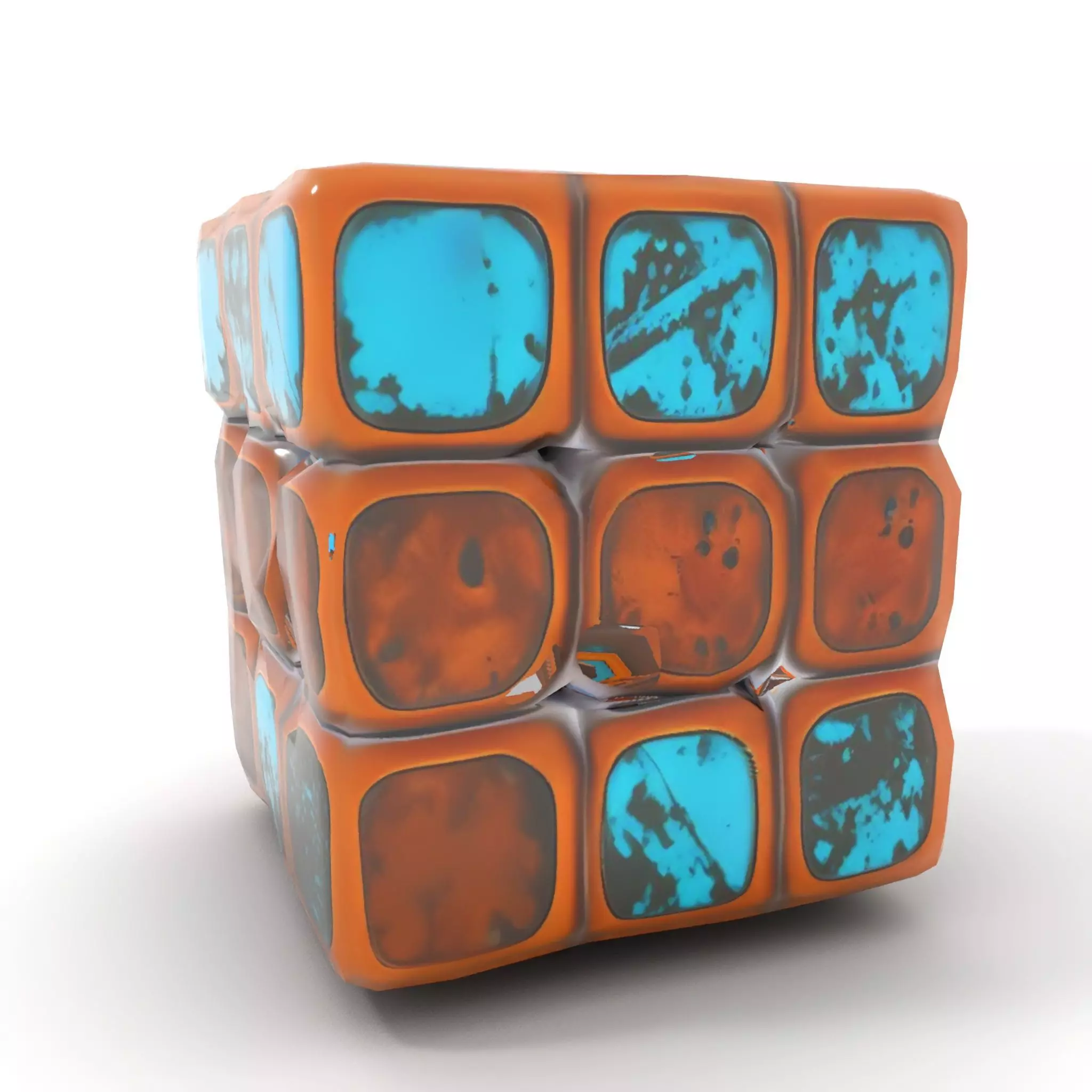 Vintage Copper Cube model pack Texture_17