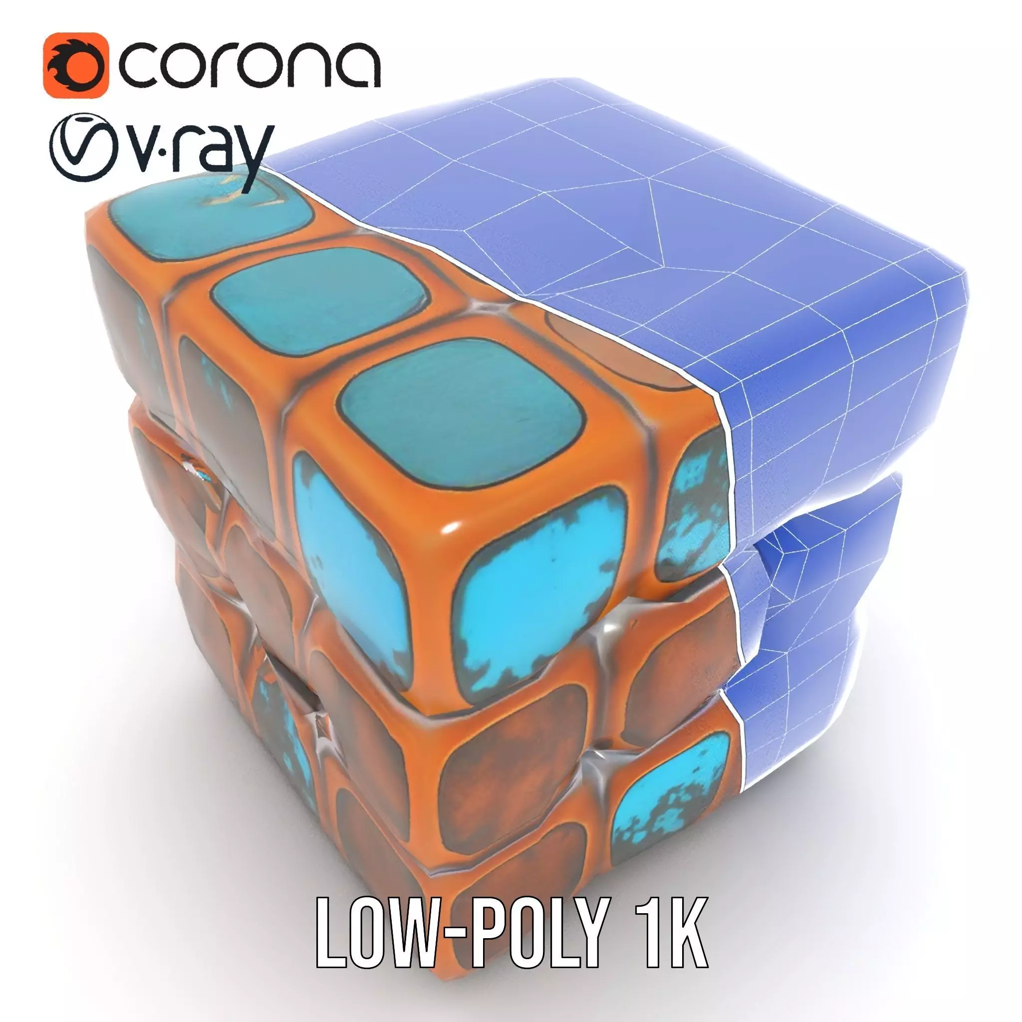 Vintage Copper Cube model pack Texture_28