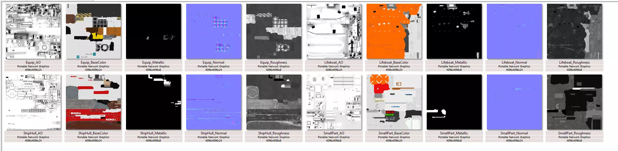 HeavyLift Vessel  Low-poly 3D model_26