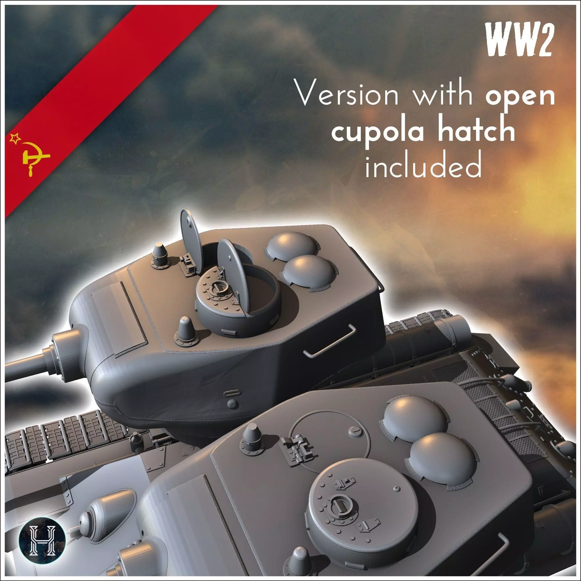 T-34-85 M1944 - Soviet army WW2 Second World East front Ostfront 3D print model_5