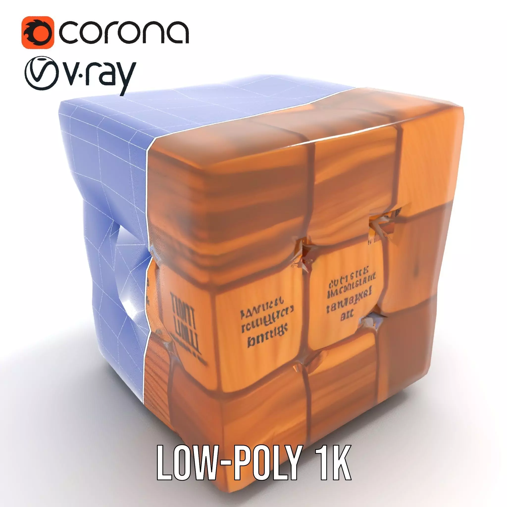 Wooden Puzzle Cube model pack Texture_29