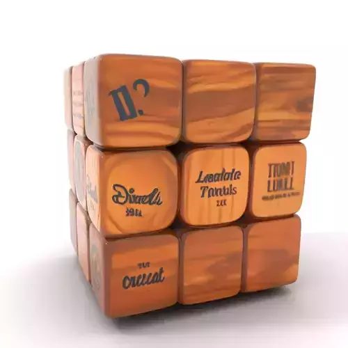 Wooden Puzzle Cube model pack Texture Wooden Puzzle Cube model pack Texture