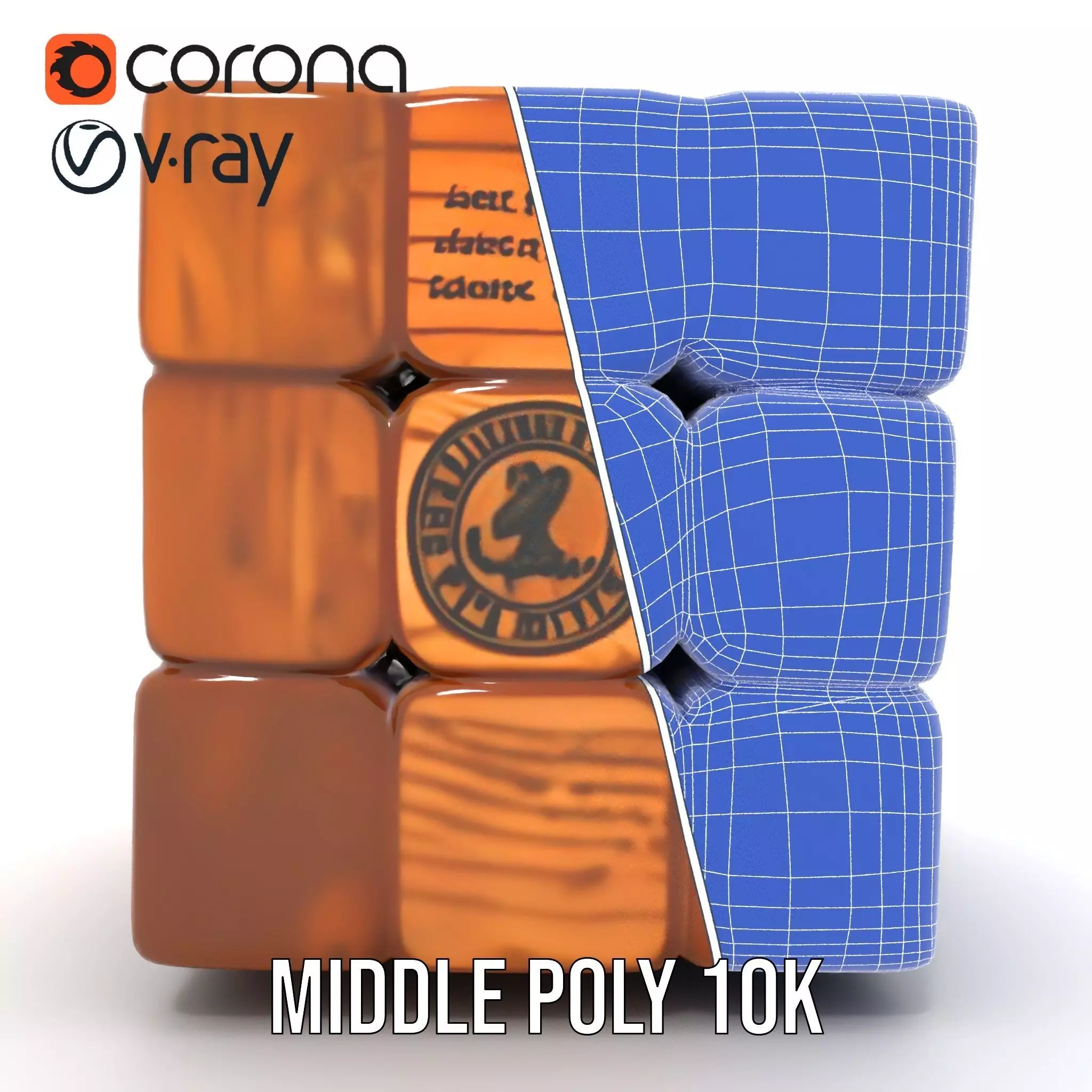 Wooden Puzzle Cube model pack Texture_31