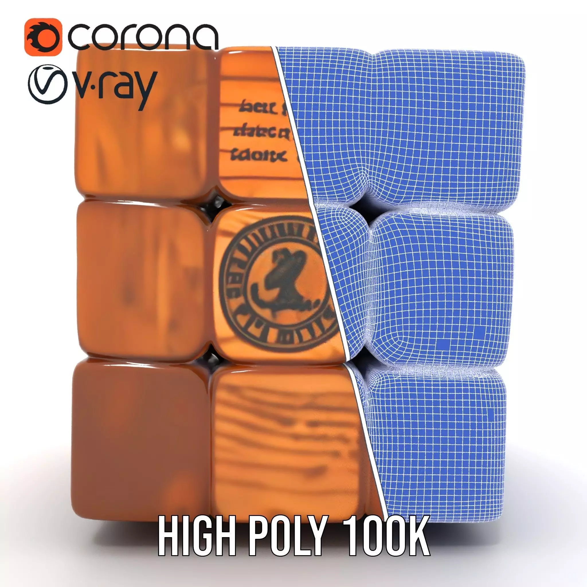 Wooden Puzzle Cube model pack Texture_21