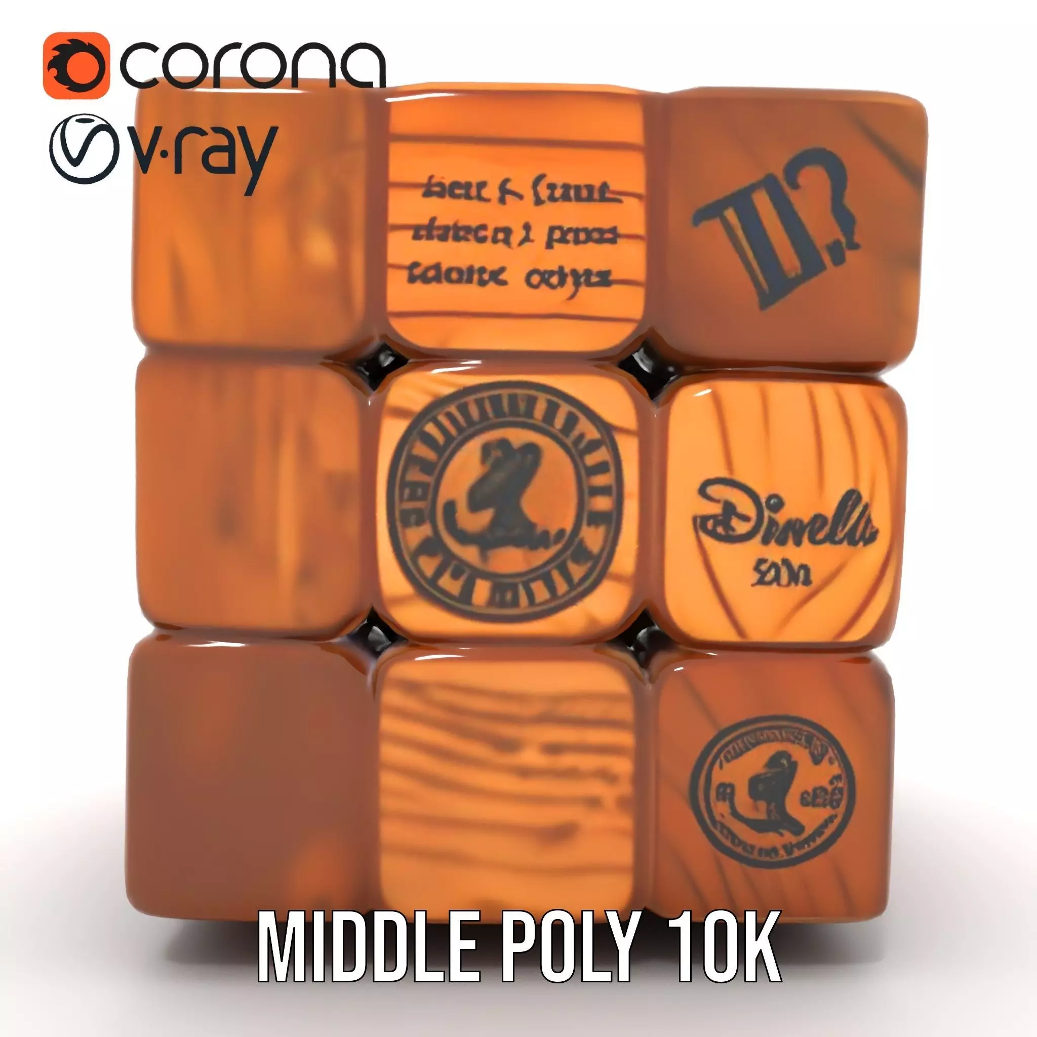 Wooden Puzzle Cube model pack Texture_6