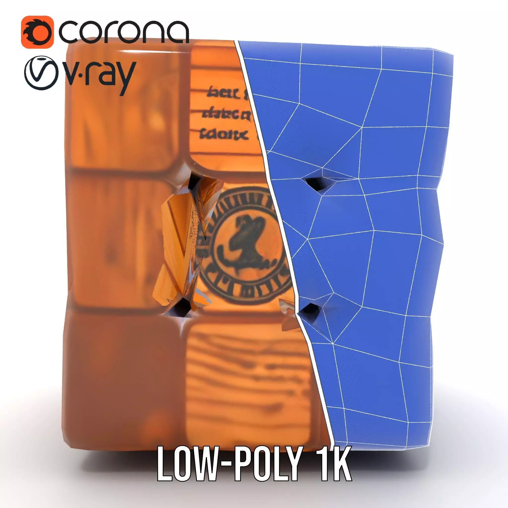 Wooden Puzzle Cube model pack Texture_23