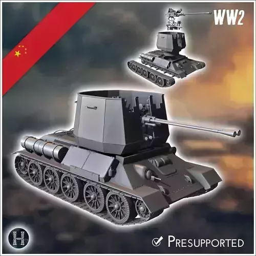 Type 63 anti-aircraft gun - Chinese Modern army Military miniatu