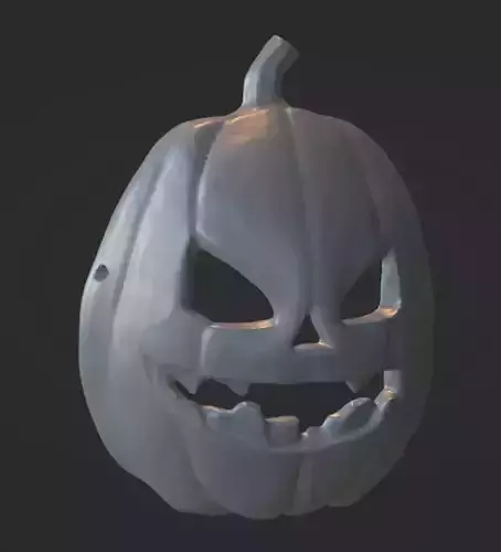 Halloween Pumpkin head mask 3D print 3D print model