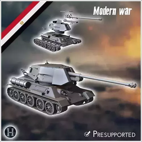 T100 100mm tank destroyer - Egypt Egyptian Cold War Africa Arabi