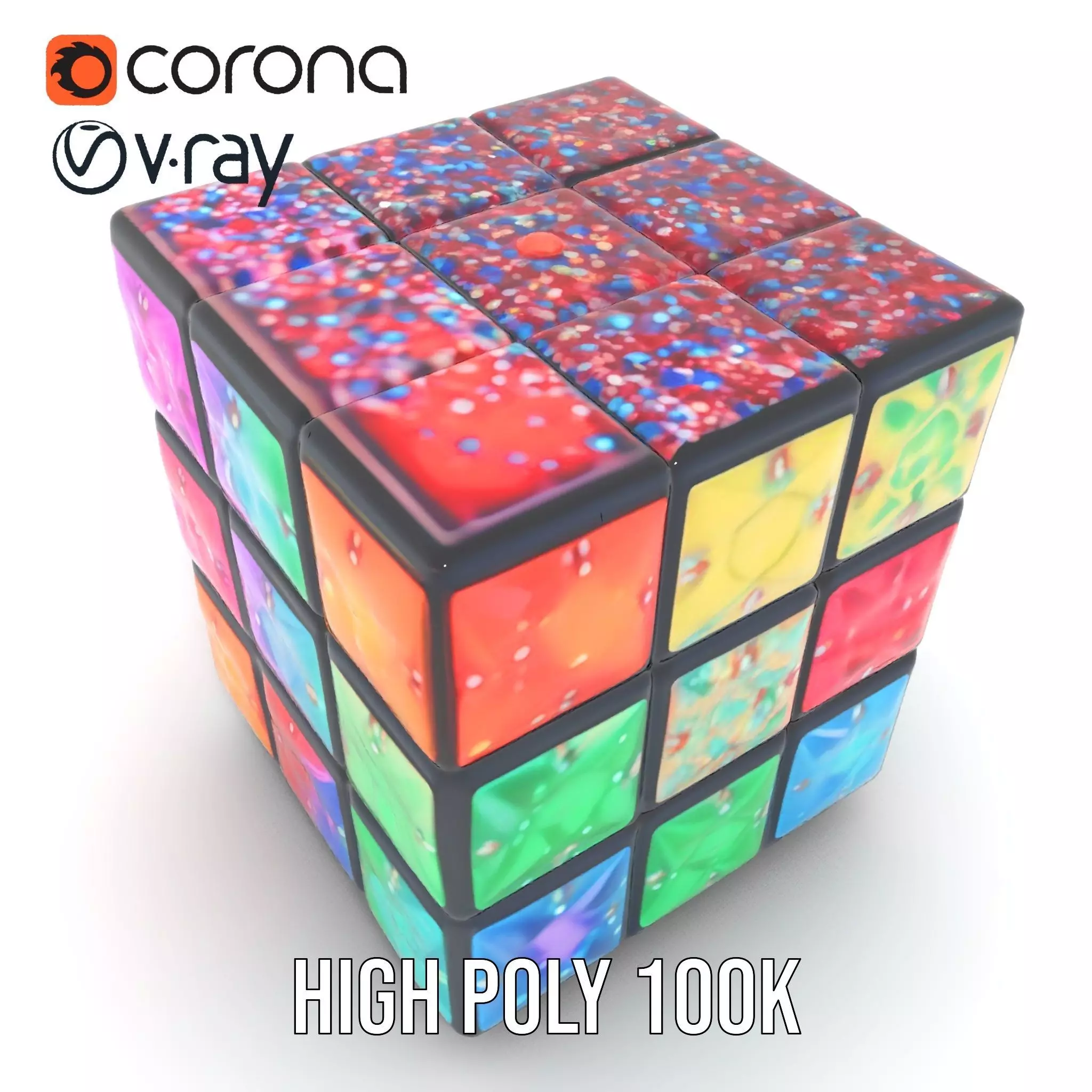 Sparkling Gemstone Puzzle Cube model pack Texture_19